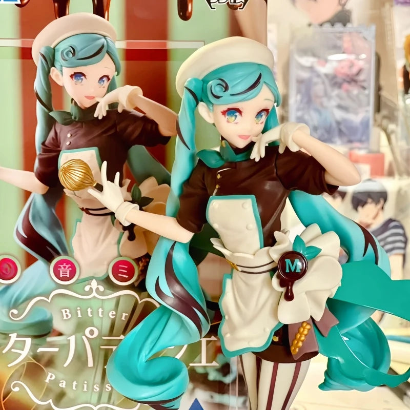 21cm Hatsune Miku Figure Hatsune Miku Chocolate Pastry Chef Figure Collection Luminasta Series Ko Model Toy Gift Customized 21cm Hatsune Miku Figure Hatsune Miku Chocolate Pastry Chef Figure Collection Luminasta Series Ko Model Toy Gift Customized